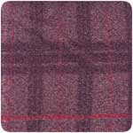 Felt/Boiled Wool  Tartan pattern grey